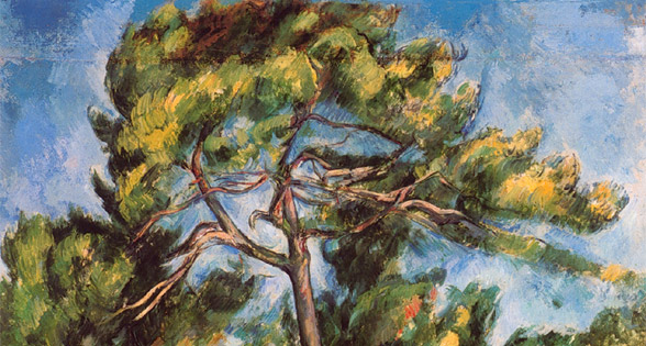 Il grande pino di Paul Cézanne
